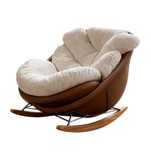 Italian-Style Butterfly Rocking Sofa Chair - Living room furniture - QONKA HOME