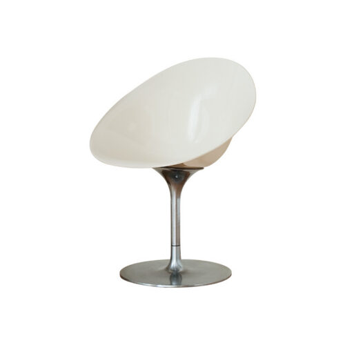 Modern Tulip Shell Dining Chair Eco Friendly PC Seat Aluminum Alloy Base Leisure Side Chair - Dining chair - QONKA HOME