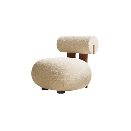 Minimalist Lambswool Recliner - Living room furniture - QONKA HOME