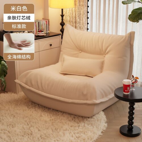 Foldable Bean Bag Chair, Compact Single-seater Sofa - Living room furniture - QONKA HOME