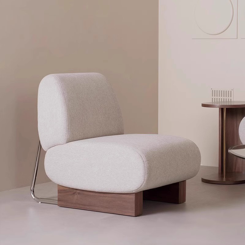 French Vintage Solid Wood Sofa, Bauhaus-Style Vintage - Living room furniture - QONKA HOME
