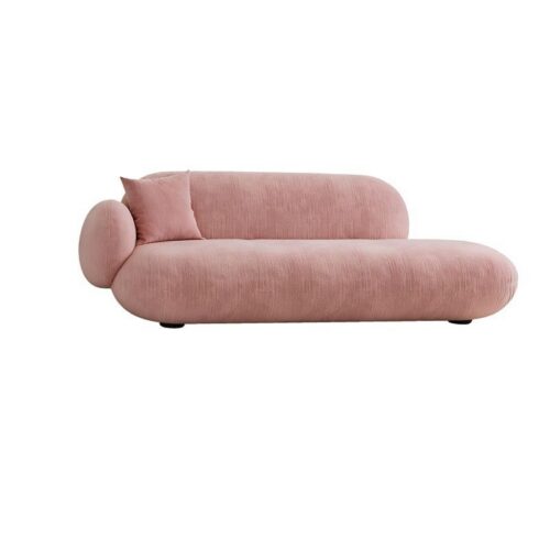 Cream-Colored Chaise Lounge: Wabi-Sabi Minimalism - Bedroom furniture - QONKA HOME