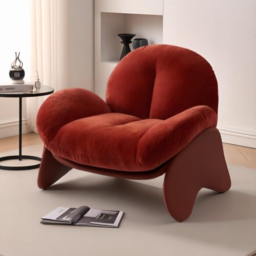 Italian-Style Minimalist, Light Luxury Casual Single-Seater Sofa - Living room furniture - QONKA HOME