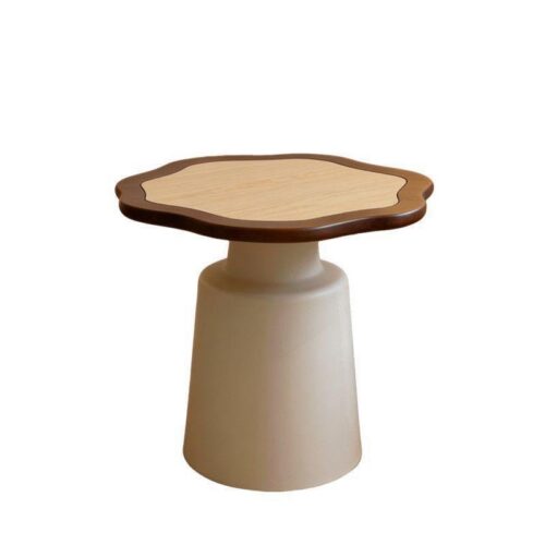 Irregular Flower‑Shaped Nesting Wooden Coffee Table Set - Coffee table - QONKA HOME
