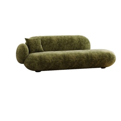 Cream-Colored Chaise Lounge: Wabi-Sabi Minimalism - Bedroom furniture - QONKA HOME