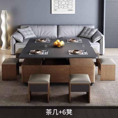 Modern Multi-functional Lift Top Coffee Table - Coffee table - QONKA HOME