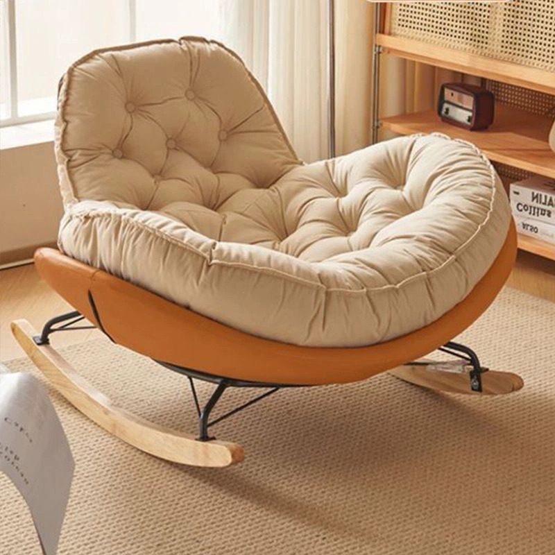 Two-tone recliner rocking chair - Living room chair - QONKA HOME