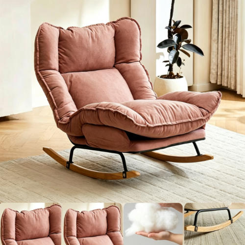 Rocking chair with multi-position adjustable headrest and backrest - 微信图片 20260804172219 3255 14 1 - QONKA HOME