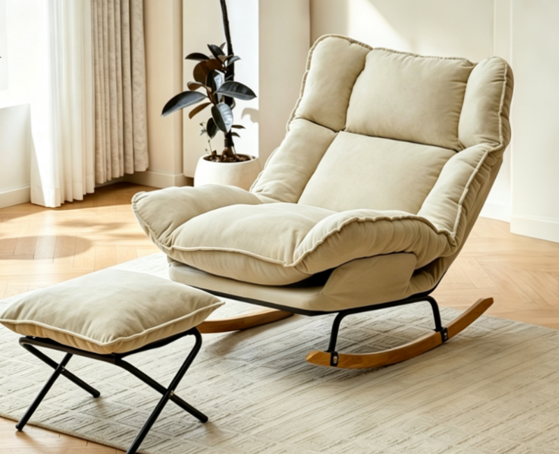 Rocking chair with multi-position adjustable headrest and backrest - 微信图片 20260804173014 3259 14 1 - QONKA HOME