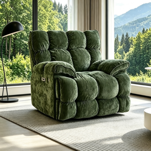 Electric Sofa with Massage and Heating Functions - Living room chair - QONKA HOME