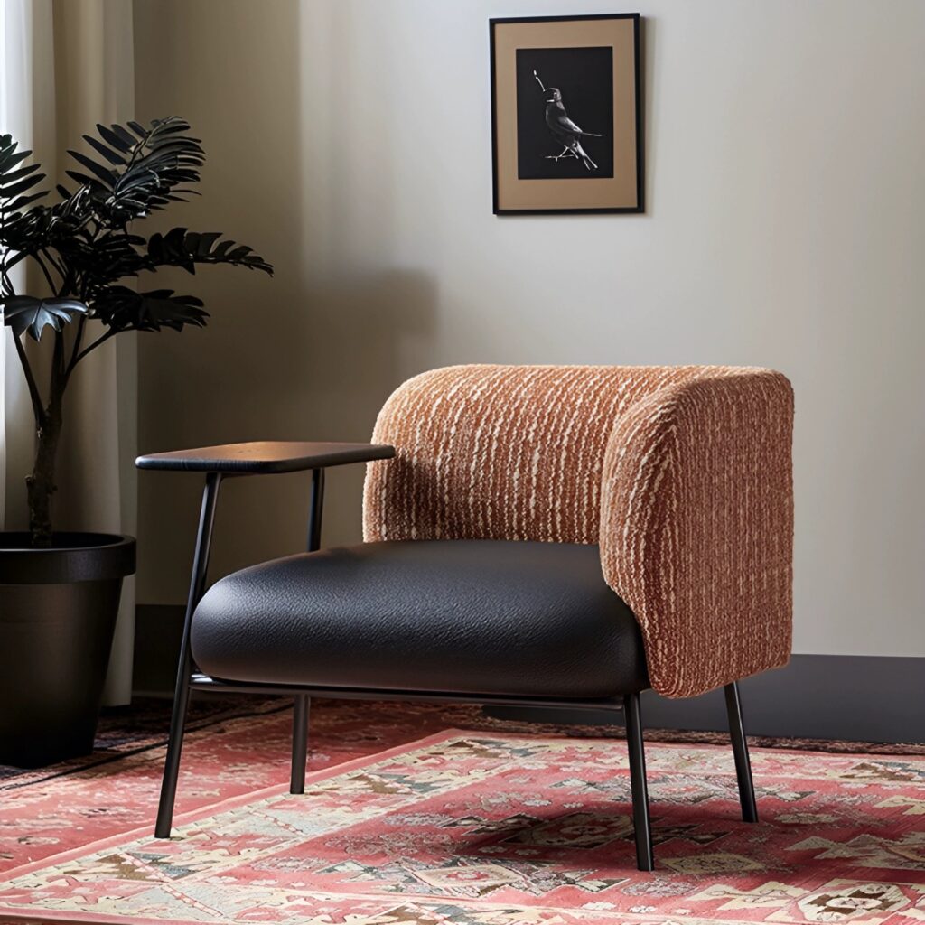 Upholstered living room meeting chairs - Living room chair - QONKA HOME