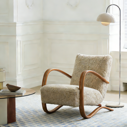 A soft and springy single-seater lounge chair - Living room furniture - QONKA HOME