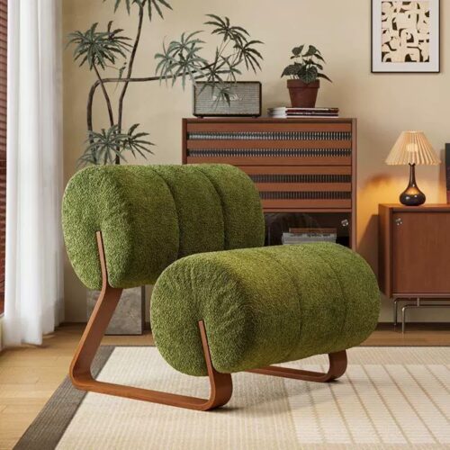 Creative Design Fleece Lounge Chair - Living room furniture - QONKA HOME