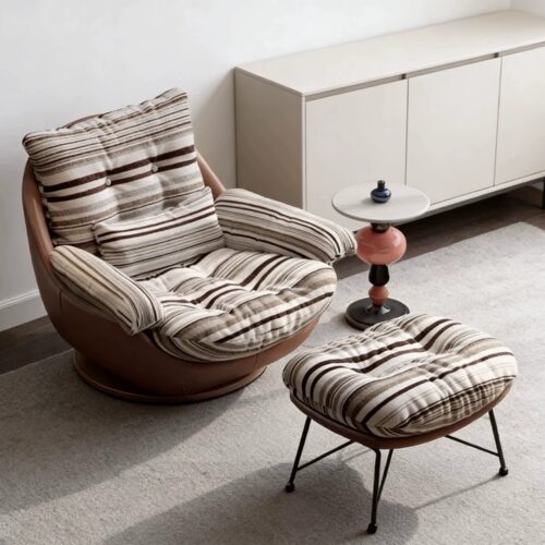 Swivel Leisure Chair With Matching Ottoman - 微信图片 20260810093522 3468 14 - QONKA HOME