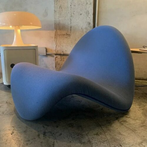 Creative Tongue Shape Designer Leisure Accent Chair - Living room furniture - QONKA HOME