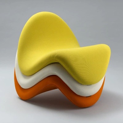 Creative Tongue Shape Designer Leisure Accent Chair - Living room furniture - QONKA HOME