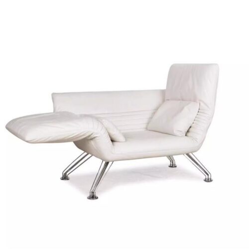 Adjustable Leather Recliner Lounge Chair - Living room furniture - QONKA HOME