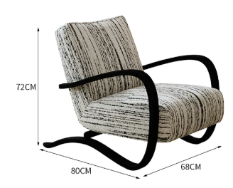Italian-style Luxury Sofa Chair - Living room furniture - QONKA HOME
