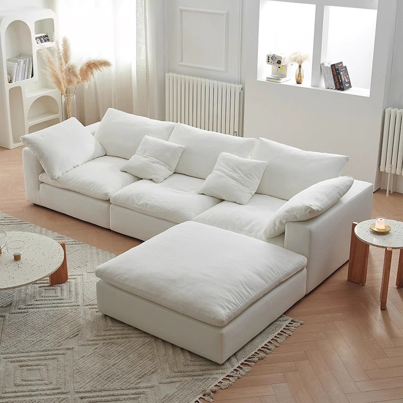 Compressible Washable Fabric Sofa - Living room furniture - QONKA HOME