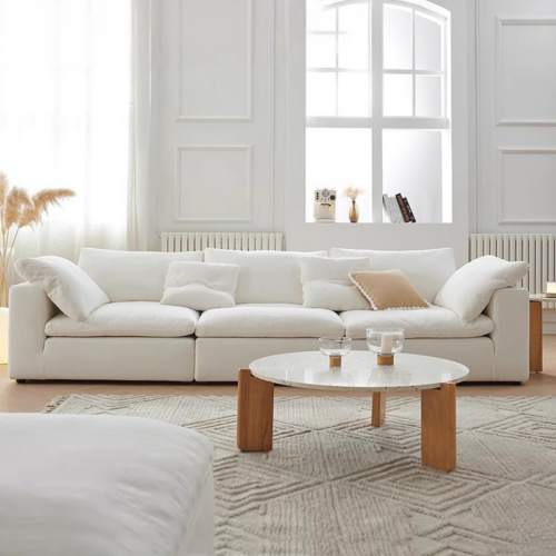 Compressible Washable Fabric Sofa - Living room furniture - QONKA HOME