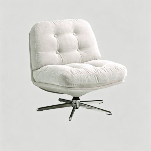 Corduroy Swivel Height Chair - Living room furniture - QONKA HOME