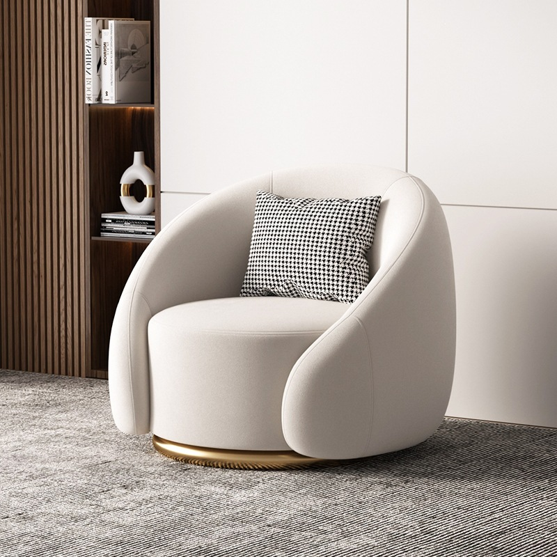 Velvet Accent Leisure Armchair - Living room furniture - QONKA HOME