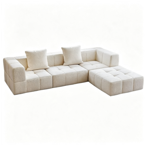 Vacuum Compressed Modular Sectional Sofa - Living room furniture - QONKA HOME