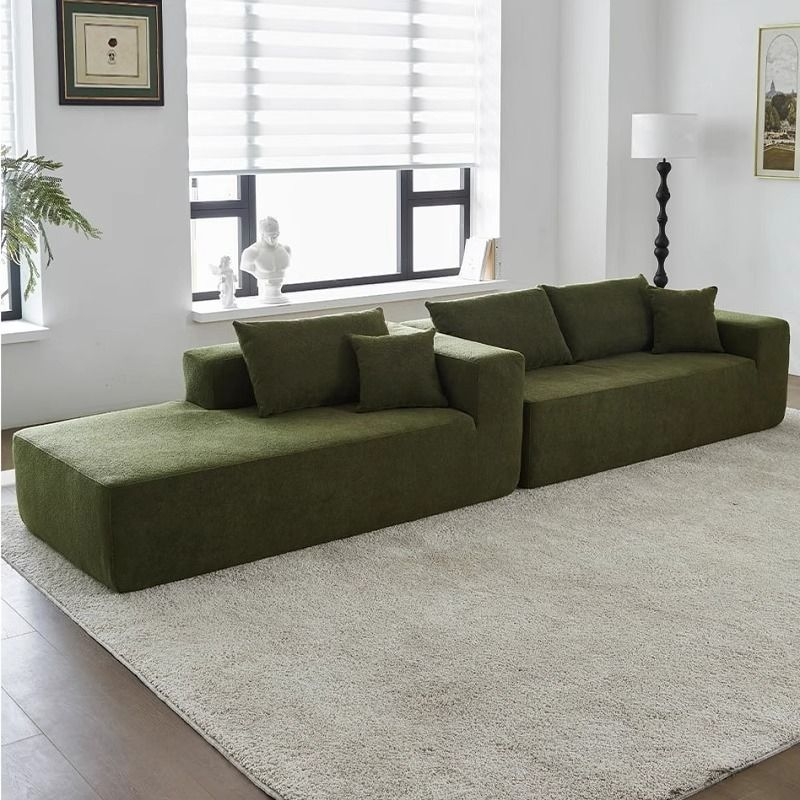 No‑Assembly L‑Shape Compressed Sofa - Living room furniture - QONKA HOME