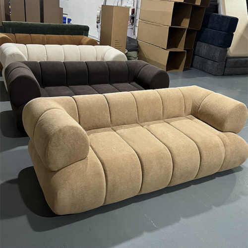 Frame-free, boneless, vacuum-compressed lambswool sofa - Living room furniture - QONKA HOME