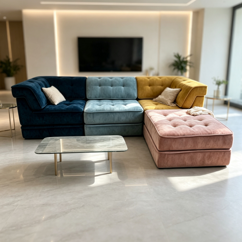 Foldable, Multi-functional, All-Sponge Vacuum-Compressed Sofa - Living room furniture - QONKA HOME