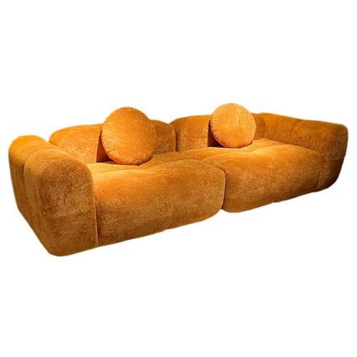 Vacuum-compressed sofa, straight-line sofa for small flats - Living room furniture - QONKA HOME