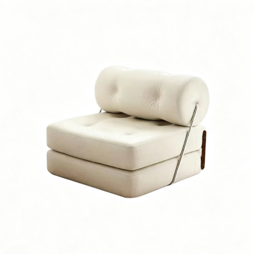 Leather lounge chair, multifunctional sofa chair - Living room furniture - QONKA HOME