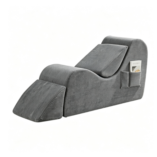Compact sofa and yoga set with reclining chair, foldable - Living room furniture - QONKA HOME