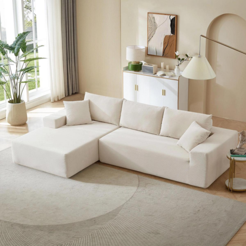 All-foam vacuum-compressed sofa module set - Living room furniture - QONKA HOME