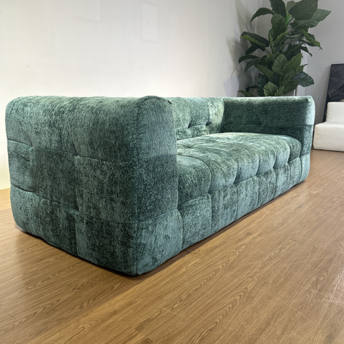 Vacuum Compressed Corduroy Block Sofa - Living room furniture - QONKA HOME