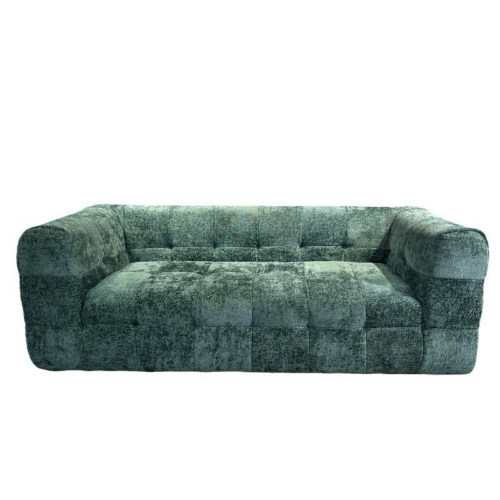 Vacuum Compressed Corduroy Block Sofa - Living room furniture - QONKA HOME
