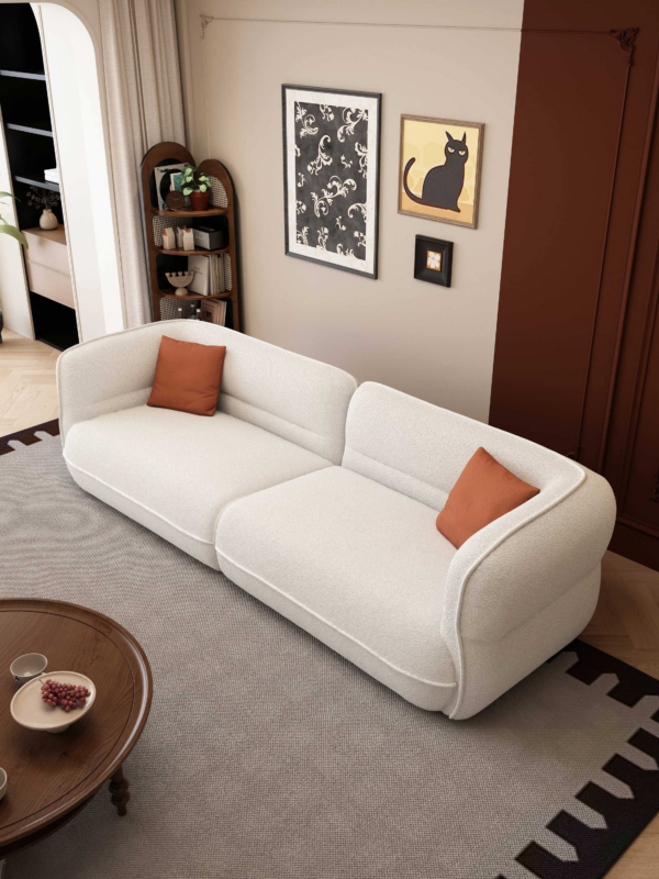 Living room furniture: vacuum-compressed modular fabric sofa - Living room furniture - QONKA HOME