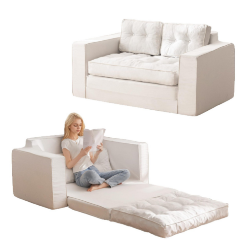 Vacuum Compressed Pull‑out Sofa Bed - Living room furniture - QONKA HOME