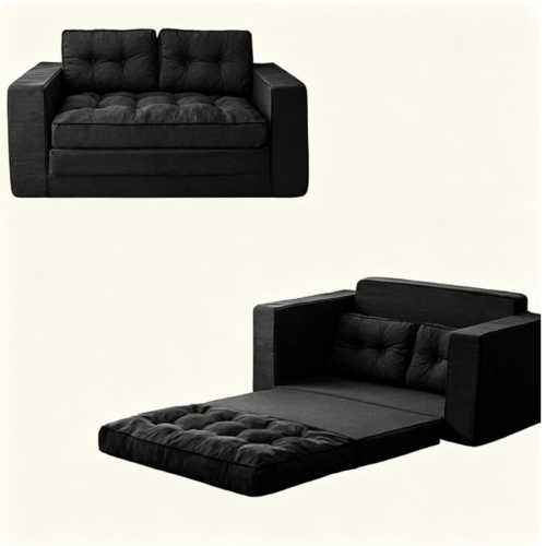 Vacuum Compressed Pull‑out Sofa Bed - Living room furniture - QONKA HOME