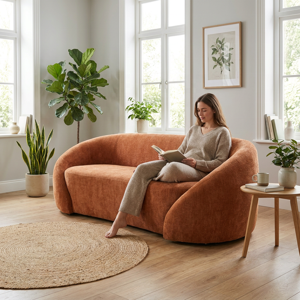 Minimalist living room sofas, vacuum-packed living room furniture - Living room furniture - QONKA HOME