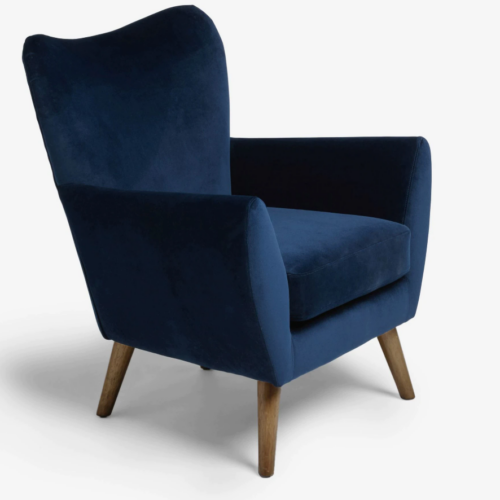 Retro, minimalist lounge chair, living room furniture - Living room furniture - QONKA HOME