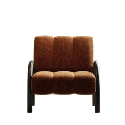 Modern Minimalist Chenille Armchair, Living Room Furniture - Living room furniture - QONKA HOME