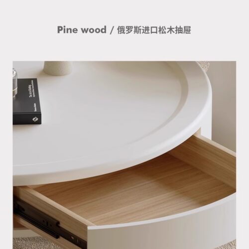 Cartoon Ball Leg Nesting Coffee Table Set  Creative Ghost Shape Side Table - Coffee table - QONKA HOME