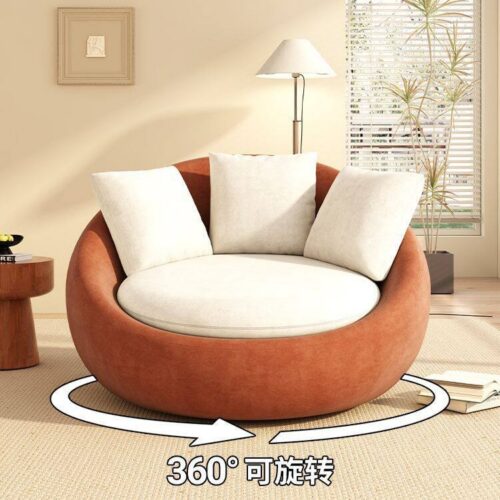 Bird’s Nest Lounge Chair, High-End Swivel Single-Seater Sofa - Living room furniture - QONKA HOME