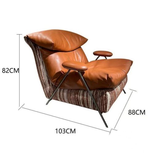 Italian-style Luxury Genuine Leather Casual Sofa - Living room furniture - QONKA HOME