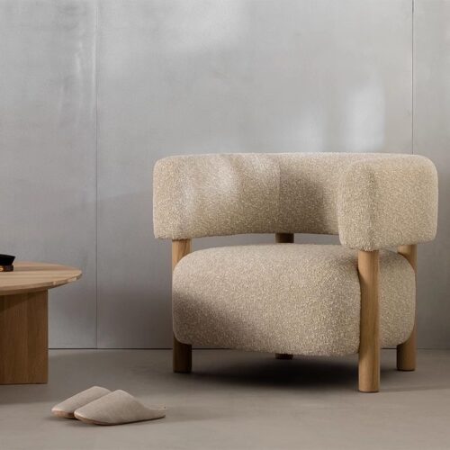 Nordic solid wood, light-luxury modern minimalist single chair - Living room furniture - QONKA HOME