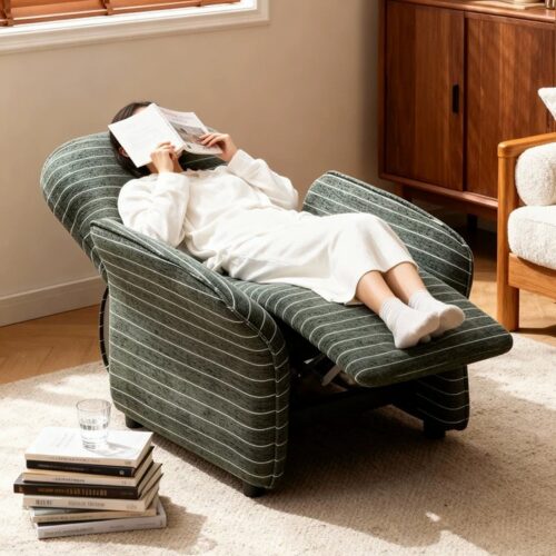 Mid-Century Bud Design Single Sofa - Living room furniture - QONKA HOME
