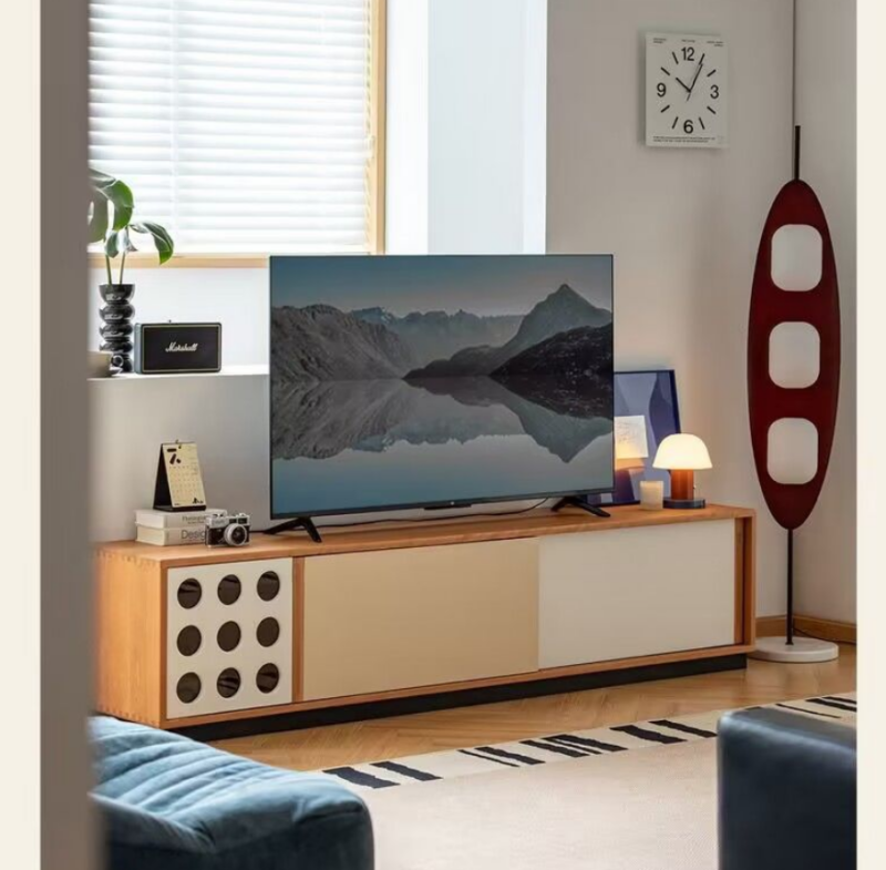Modern Wood TV Cabinet - Living room furniture - QONKA HOME