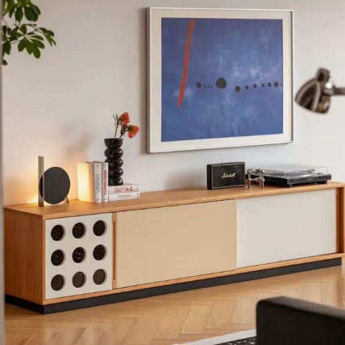 Modern Wood TV Cabinet - Living room furniture - QONKA HOME