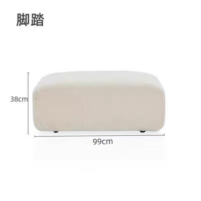 Vintage-style French Sofa, Wabi-Sabi-inspired Modular Pieces - Living room furniture - QONKA HOME